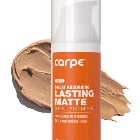 Carpe Primer Face Makeup Base Zinc Mineral Sunscreen Face SPF 25 (Deep Tint Primer) Lasting Matte Primer and Tinted Sunscreen (1)